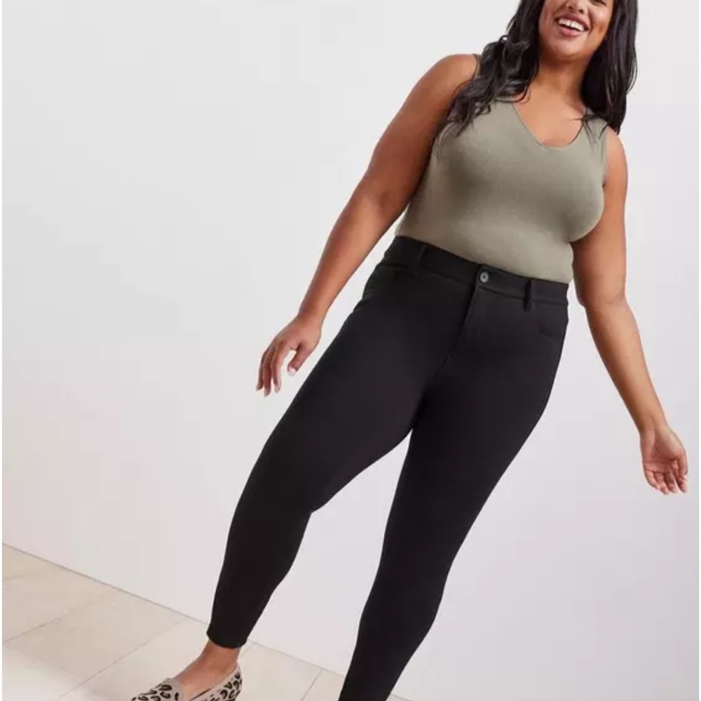 torrid Black Studio Stretch Jeggings